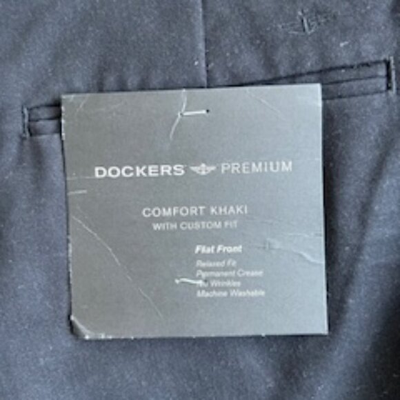 DOCKERS PREMIUM NWT MEN'S 34 BLACK - Picture 6 of 10